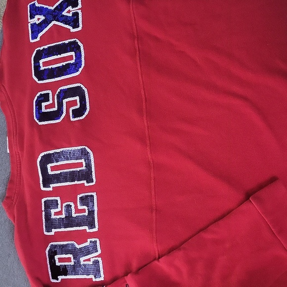 Red Soxs PINK Victoria's Secret Sweatshirt - Picture 2 of 4